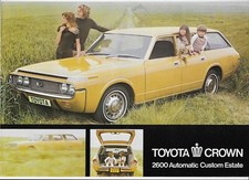 1972 Toyota Crown 2600 Automatic Custom Estate Car leaflet
