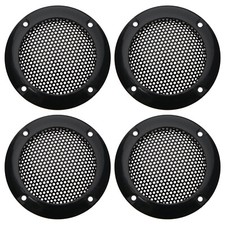 4x Speaker Cover Replacement Speaker Grill Cover Speaker Car Accessories Black