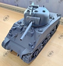 WW2 USA M4A2 SHERMAN TANK, 3D