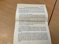 1967 POST OFFICE REORGANISATION ADVICE LETTER EDWARD SHORT POSTMASTER GENERAL