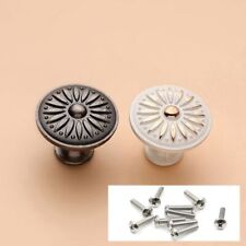 10X Alloy Vintage Round Drawer Knob Door Cupboard Handle Cabinet Knobs Pull