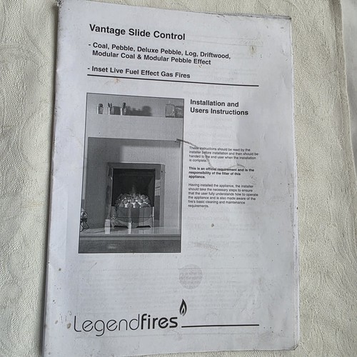 Vantage slide control inset - slide,