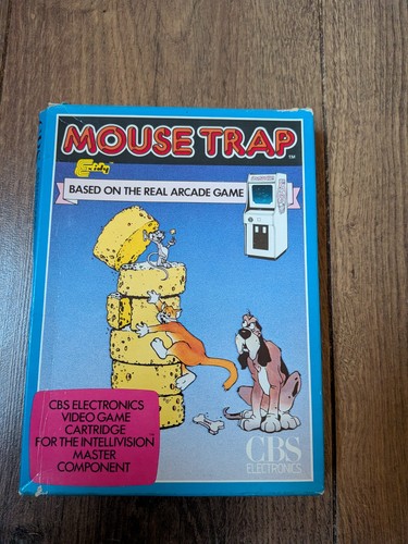 Intellivision mouse trap boxed - trap,