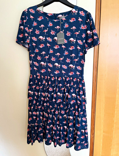 Oasis navy pink floral - navy,