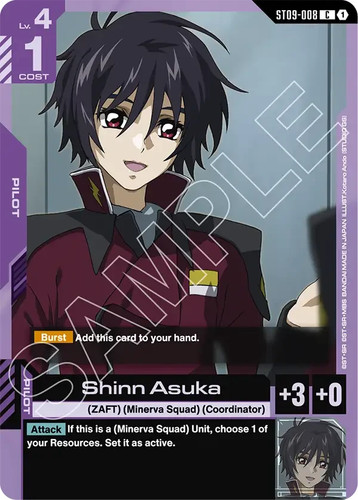 Shinn asuka st09 008 gundam - shinn,
