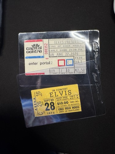Lot elvis tocket stubs - (2),