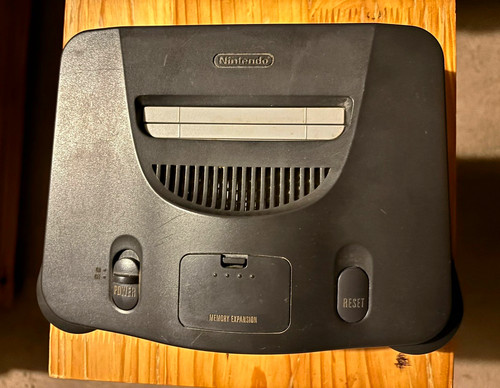 Nintendo n64 console - nintendo, black