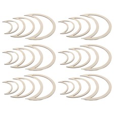  18PCS Macrame Hoops: Wooden