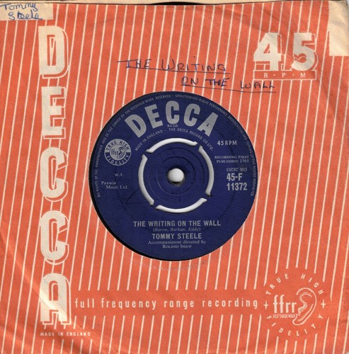 Tommy steele the writing - steele,