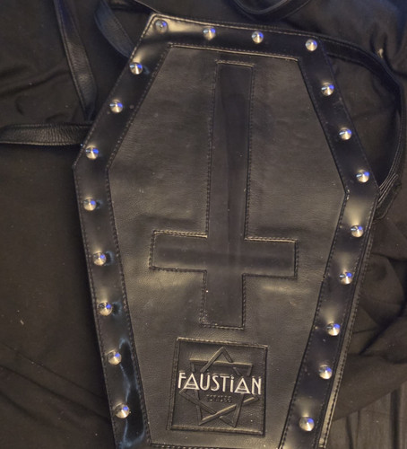 Faustian black leather - faustian, gothic