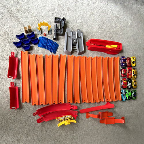 Hot wheels track set lot - set,