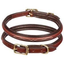 Leather dog collar - leather, with
