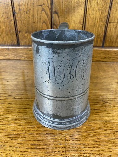 Pewter quart tankard - pewter,