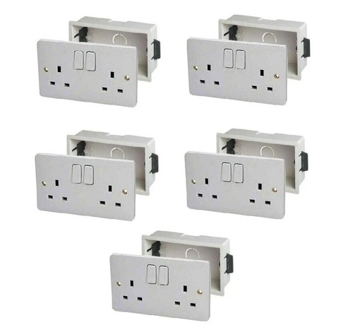 Double wall socket back - double,