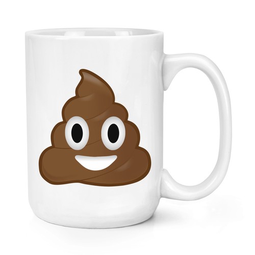 Poop poo emoji 15oz - poop,