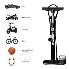 Bicycle Floor Pump 160PSI MTB Bike Air Pump with Gauge Presta & Schrader N4I5
