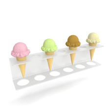 ICE CREAM CONE HOLDER DISPLAY