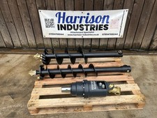 Arris Hydraulic Auger x2500 Tungsten Pilot Post Hole Borer 8” & 12” 1.5-3ton
