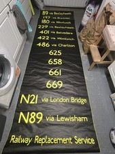 London Bus Destination Blind