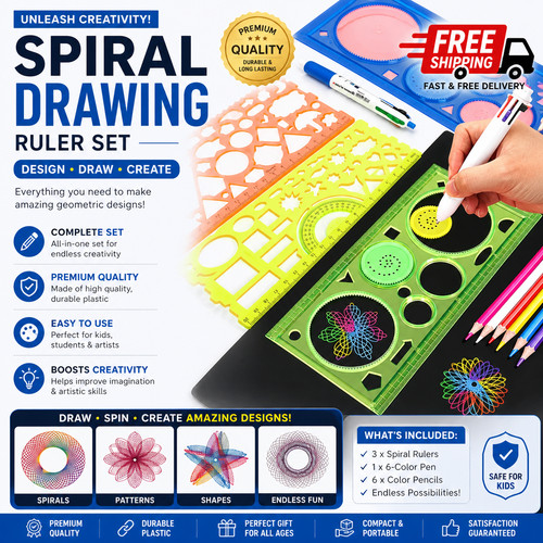 Geometry spirograph drawing - geometry,