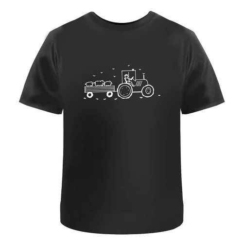 Tractor pulling sheep unisex - 'tractor,