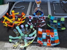 Fused Glass Plates Art Pieces