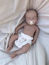 New 100% Full Silicone Reborn Doll - Weighted Newborn Girl - Soft - Flexi - 