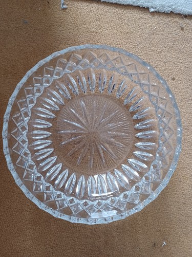 Cut glass crystal - bowl, vintage