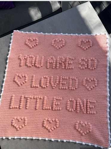 Handmade crocheted pink large - crocheted,