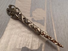 VINTAGE SCOTTISH DIRK BROOCH KILT PIN 8.2CM CELTIC CLOAK PIN