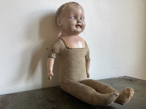 Antique german toy doll - antique,