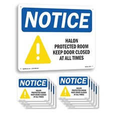 Halon Protected Room Keep Door