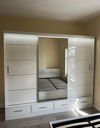 White gloss freestanding - white,