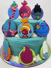 Trolls Birthday Cake Toppers