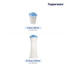Tupperware 4-piece Salt/Pepper