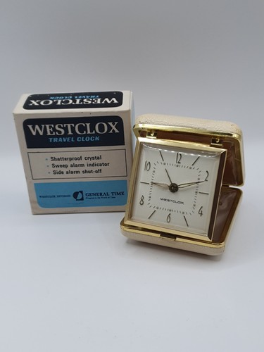 Westclox vintage travel - westclox, alarm