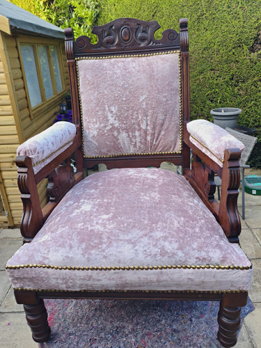 Antique victorian solid oak - victorian,