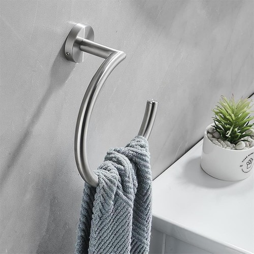 Modern bathroom towel ring - towel,