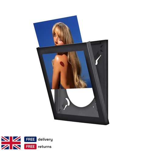 Black vinyl record frame - lp,