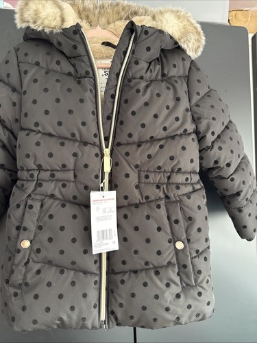 Black winter coat age 3 - coat,