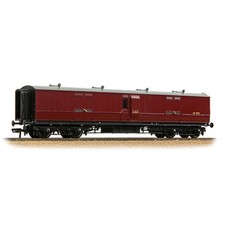 Bachmann 39-893 OO Gauge LNWR 50ft Arc Roof Full Brake LMS Crimson Lake No.32505