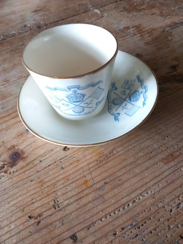 1887 cup saucer queen - cup, &
