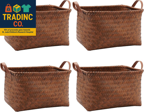 Gib large wicker storage - large,