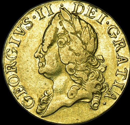 King george the 1750 - 1750, gold