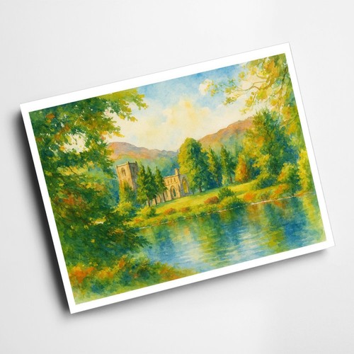 Print dunkeld cathedral - a4,