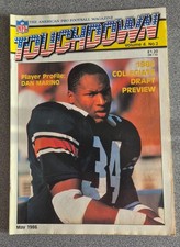 AMERICAN FOOTBALL MAGAZINE ** TOUCHDOWN ** VOL 4 NO 2 ** NFL UK 1986
