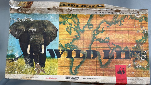 Wild life board game vintage - board,