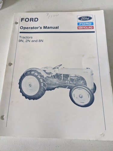 Ford tractor operator manual - ford,