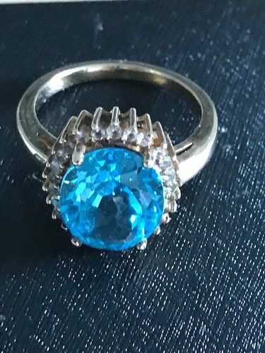 Stunning swiss blue topaz - stunning,