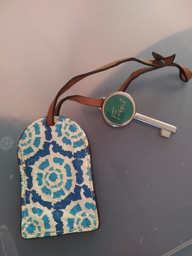 Fossil silver key - silver,